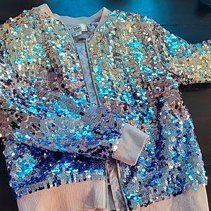 New Girls Disney sequin jacket